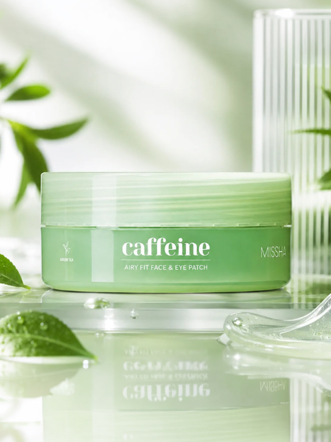 MISSHA Airy Fit Caffeine Depuffing Face & Eye Patch 60pcs MISSHA
