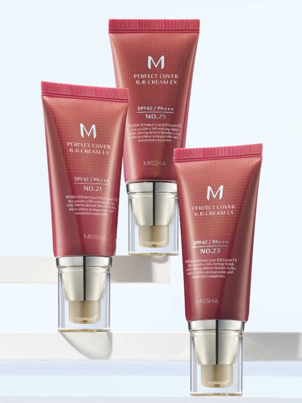 Missha BB Crème Perfect Cover Ex SPF42 - Teinte No.20 Cool Beige - 20ml - Couvrance Parfaite Journée