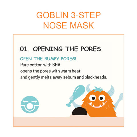APIEU Goblin Blackhead 3-Step Nose Sheet 6.2g APIEU