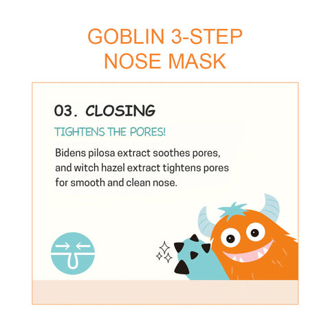 APIEU Goblin Blackhead 3-Step Nose Sheet 6.2g APIEU