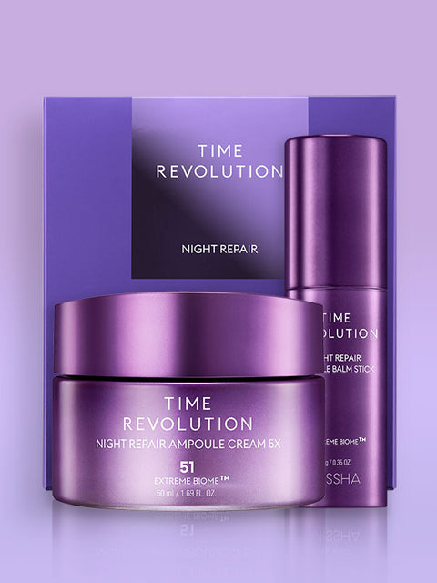 Free MISSHA Time Revolution Night Cream & Balm Set MISSHA