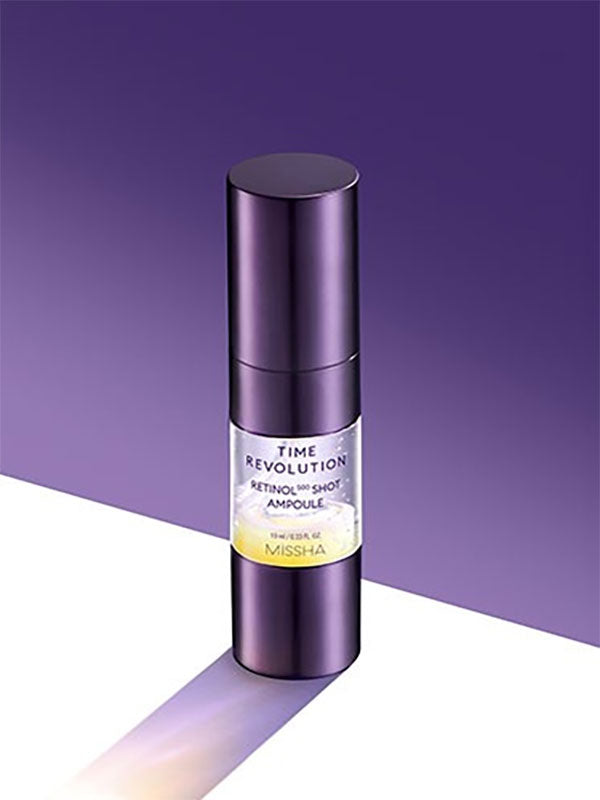 4本　ミシャTIME REVOLUTION RETINOL R8000 ショット MISSHA Time Revolution Retinol 500 Shot Ampoule 10ml– MISSHA CANADA