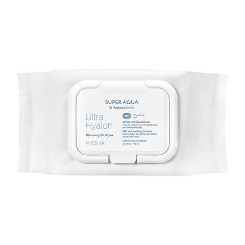 MISSHA Super Aqua Ultra Hyalron Cleansing Oil Wipes 30 sheets MISSHA